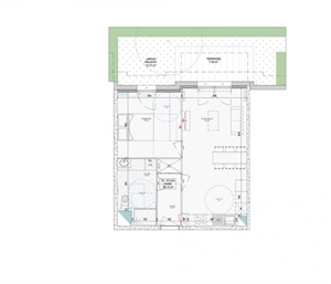 t2 à la vente -   59700  MARCQ EN BAROEUL, surface 46 m2 vente t2 - UBI399417219